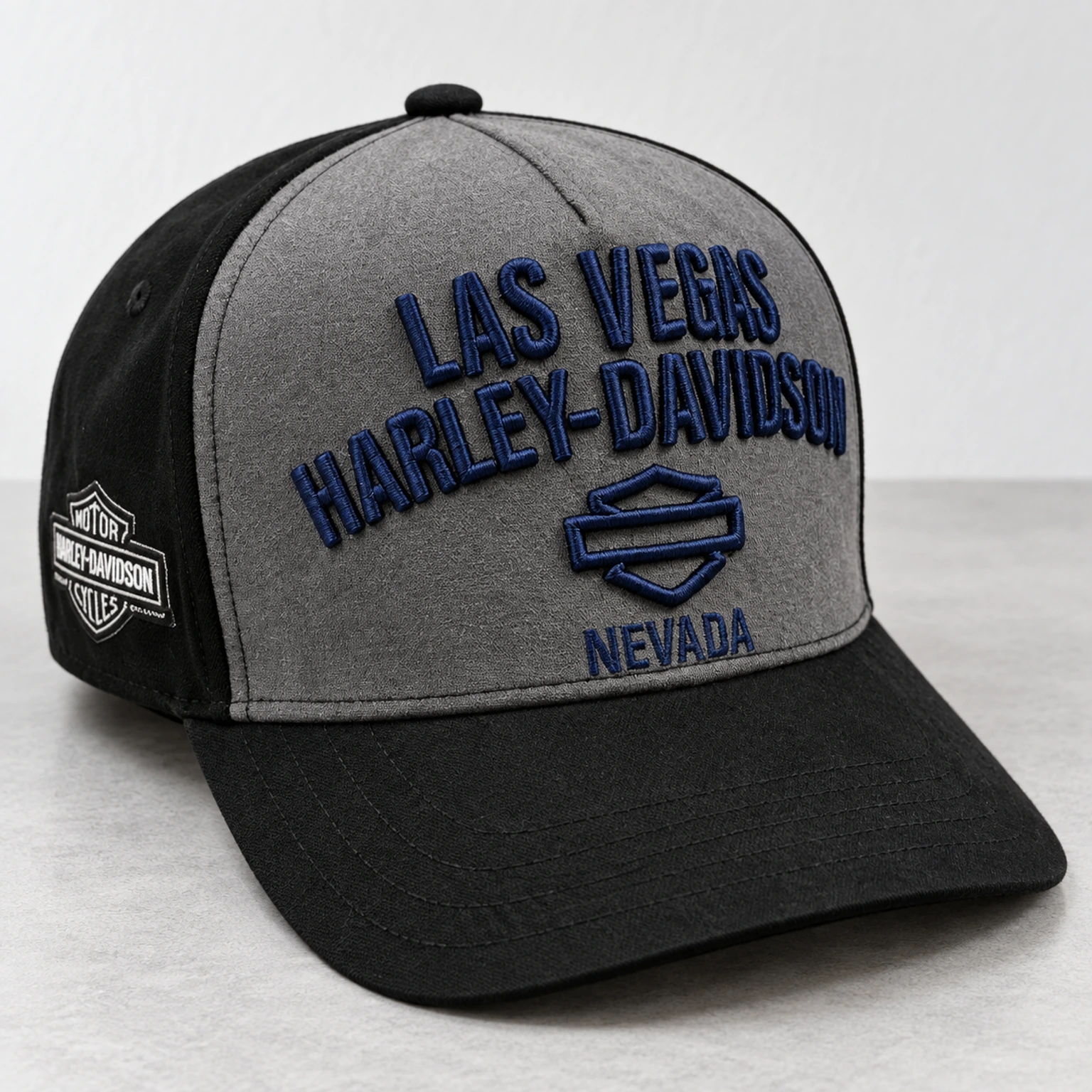 LAS VEGAS 자수 볼캡 · 24컷 · 8K 확대 보기 · 19개 섹션 상세페이지 공개 결과물