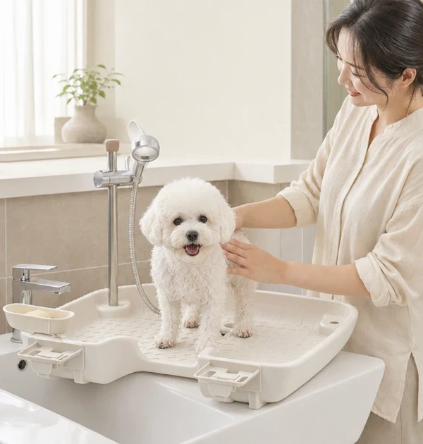 ORVENA PET SHOWER BOARD — B · 일본어 애견제품 상세페이지 공개 결과물